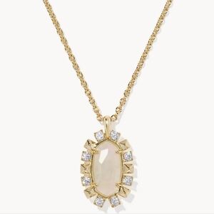 Kendra Scott Shanley Gold Pendant Necklace New